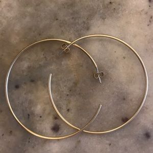 Madewell Oversized Hoop Earrings